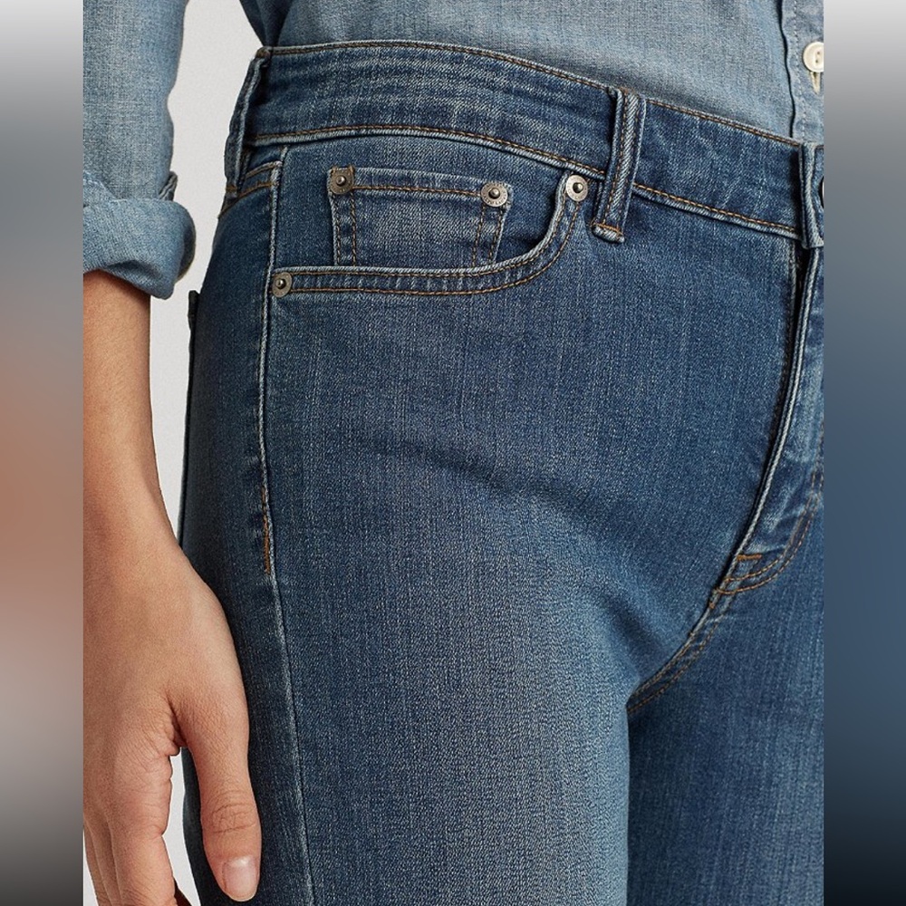 RALPH LAUREN VINTAGE STRAIGHT LEG DENIMS - Picture 5 of 12